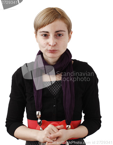 Image of Woman in black