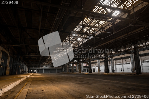 Image of Large industrial hall of a repair station