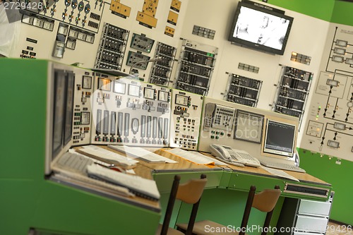 Image of Control panel of a power plant