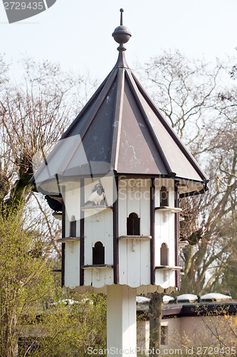 Image of multystoried birdhouse