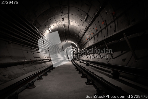 Image of Underground tunnel for the subway