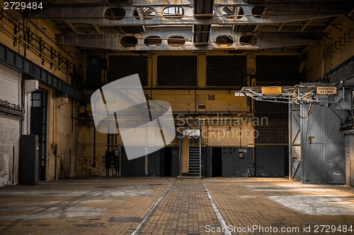 Image of Large industrial hall of a repair station