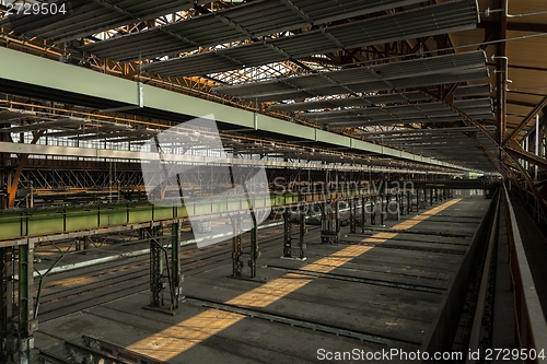 Image of Large industrial hall of a repair station