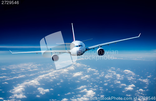 Image of Passenger Airliner in the sky