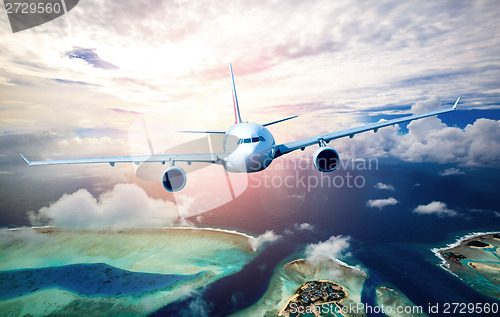 Image of Passenger Airliner in the sky