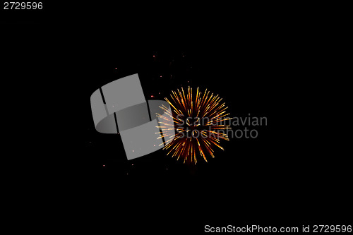 Image of Fireworks in the night sky