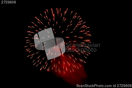Image of Fireworks in the night sky