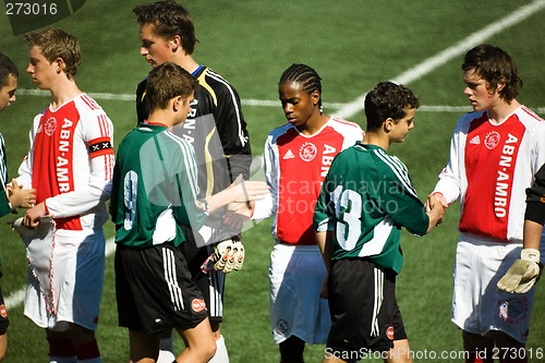 Image of Greetings. Legia vs Ajax.