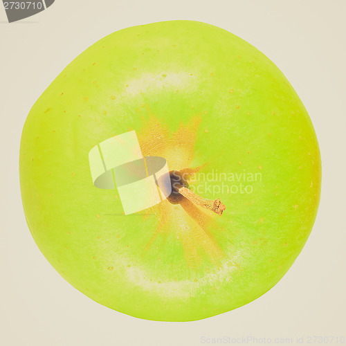 Image of Retro look Granny Smith Apple