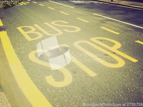 Image of Retro look Bus stop