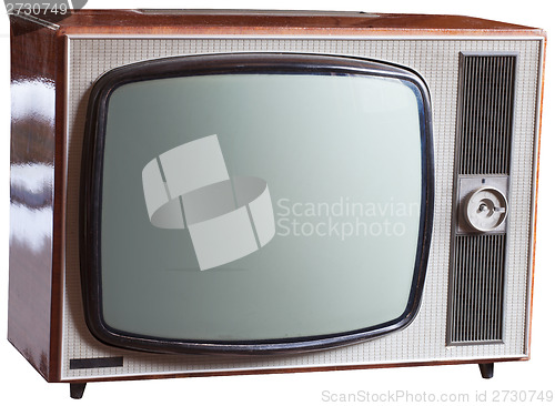 Image of Old Russian TV set