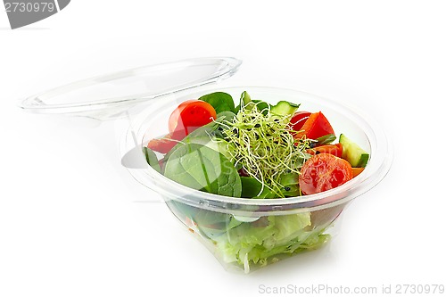 Image of fresh vegetable salad