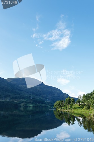 Image of Lake and mountains, Norway