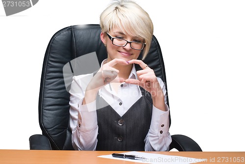 Image of Young businesswoman