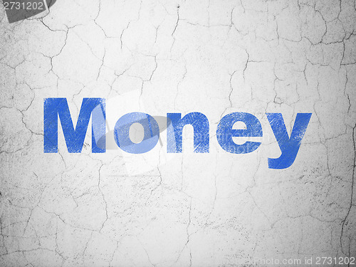Image of Finance concept: Money on wall background