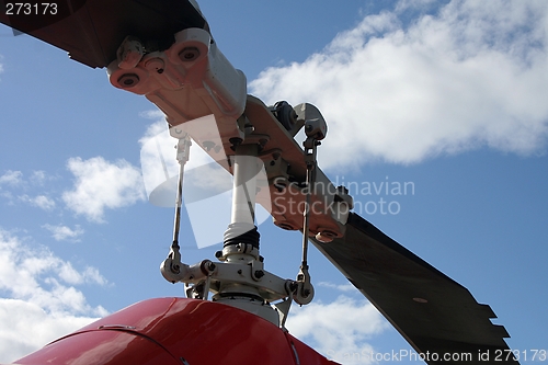 Image of Propellers of a helicopter