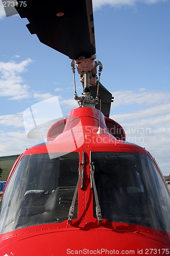 Image of Front of a helicopter