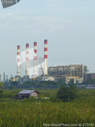 Image of Gas driven power plant.
