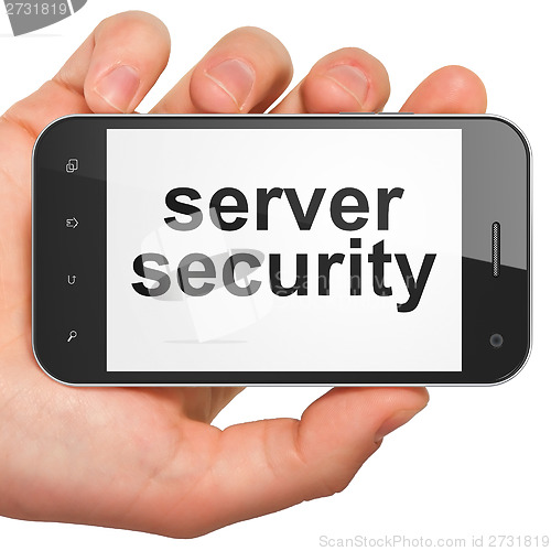 Image of Protection concept: Server Security on smartphone