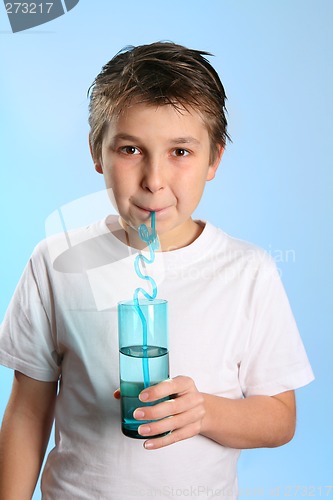 Image of Child drinking water