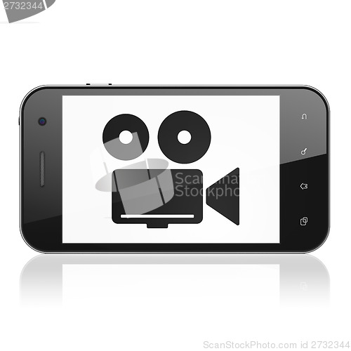 Image of Vacation concept: Camera on smartphone