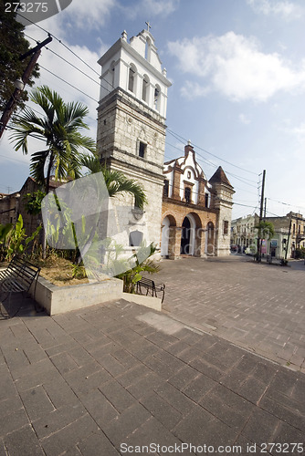 Image of church where juan pablo duarte was baptized