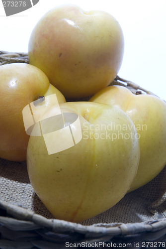Image of yellow sungold plums