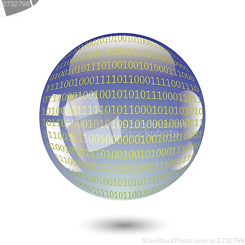 Image of digital sphere