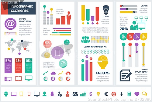 Image of IT Industry Infographic Elements