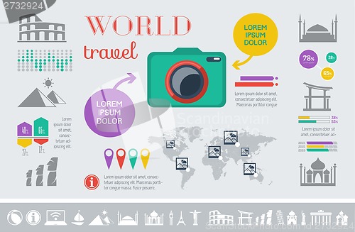 Image of Travel Infographic Template.