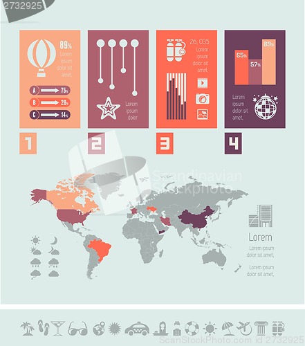 Image of Travel Infographic Template.