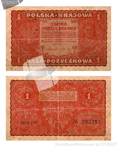 Image of one polish mark, 1919