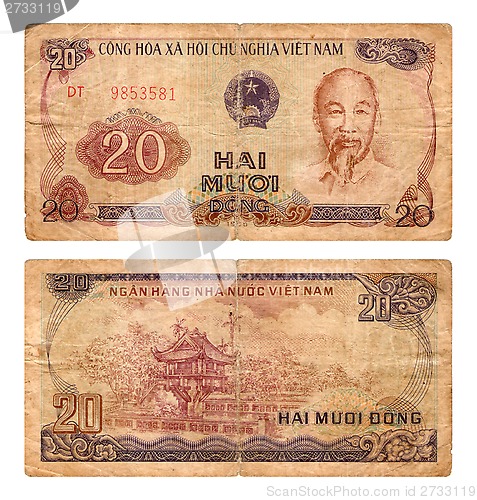 Image of twenty dongs, Socialist Republic Vietnam, 1985