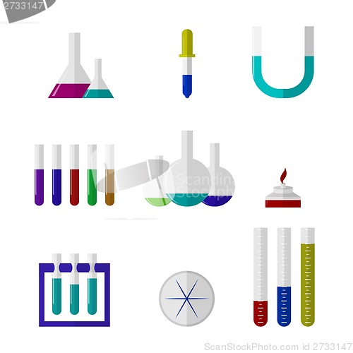 Image of Illustration of chemistry labware