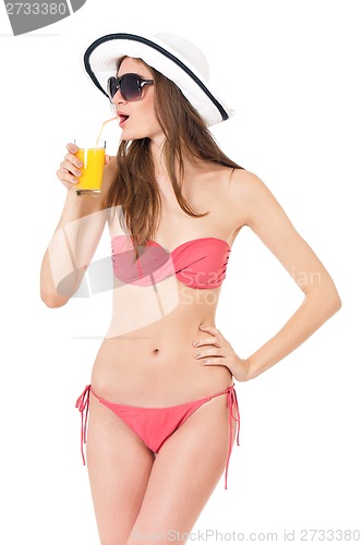 Image of Girl in bikini
