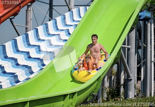 Image of At aqua park