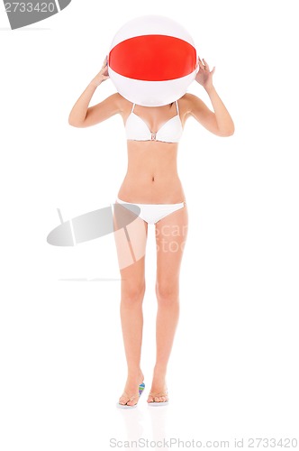 Image of Girl in bikini