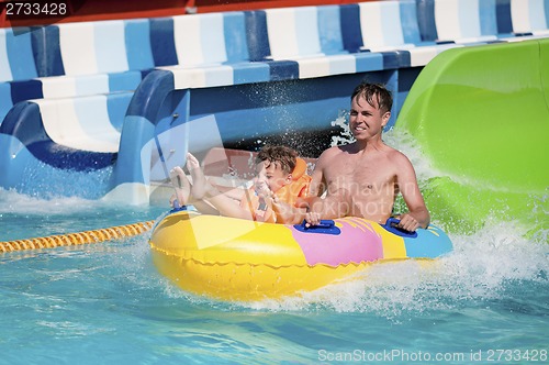 Image of At aqua park