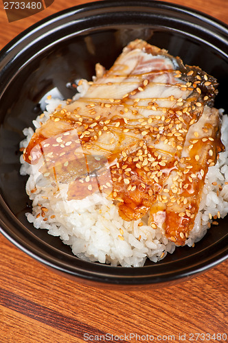 Image of eel with rice