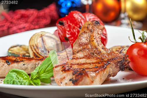 Image of meat with vegetable