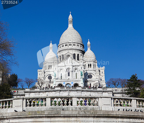 Image of Sacre Coeur in Montmartre, Paris