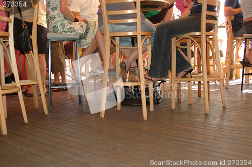 Image of Floor Level at a Bar