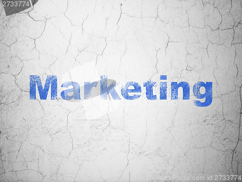 Image of Marketing on wall background