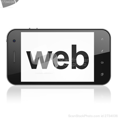 Image of Web on smartphone