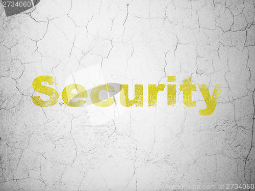 Image of Protection concept: Security on wall background