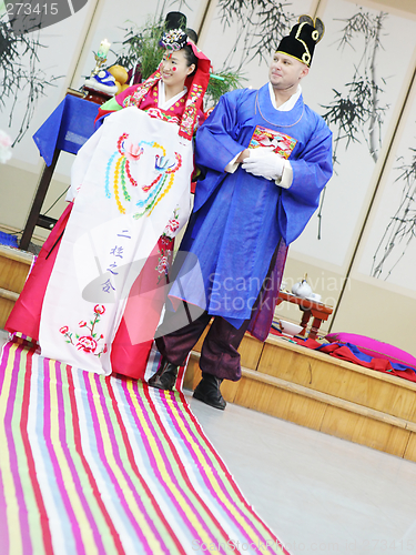 Image of Traditional South Korean marriage