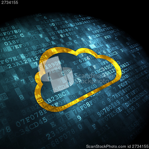 Image of Cloud networking concept