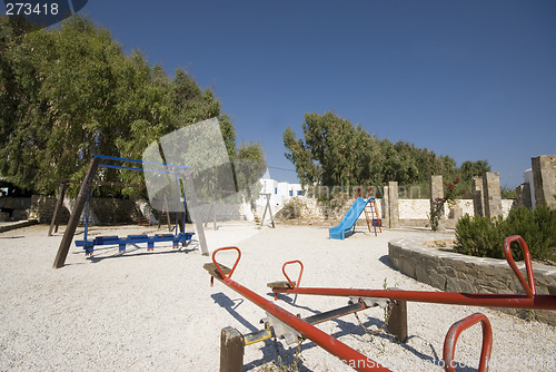 Image of old fashion playground