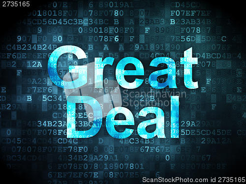 Image of Business concept: Great Deal on digital background