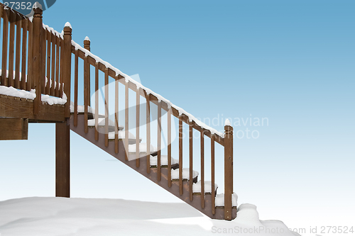 Image of Snowy Stairway